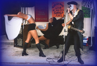 City of London - Dymchurch - Formerly the Sea Wall Tavern - Jayl & Dancers Performs Live Outside - Photo by Eddie Lowdell  &copy;