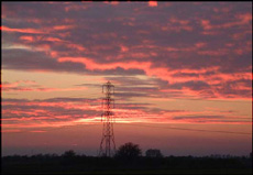 Winter Sunset by Deb Linch &copy;